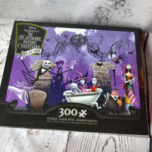 Ceaco Disney Tim Burton's Nightmare Before Christmas 300 PC Puzzle - Picture 2 of 8